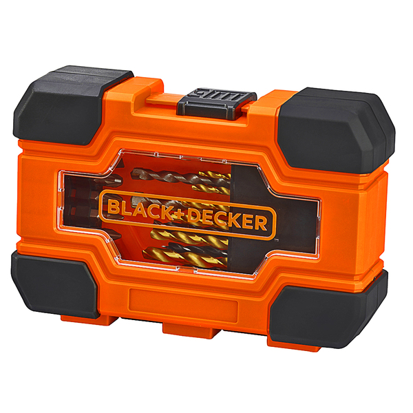 Jogo De Furar E Parafusar 27 Peças Com Estojo Black+decker -
