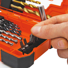 Jogo De Furar E Parafusar 27 Peças Com Estojo Black+decker -