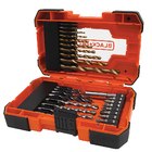 Jogo De Furar E Parafusar 27 Peças Com Estojo Black+decker -