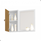 Jogo De Gabinete E Espelheira Annecy Branco Ripado