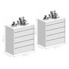 Jogo De Gaveteiros Hamish Branco