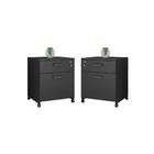 Jogo De Gaveteiros Londres Preto