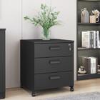 Jogo De Gaveteiros Milan Preto