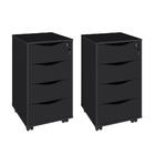 Jogo De Gaveteiros Oxónia Preto