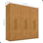 Jogo De Guarda Roupa E Cômoda Itabatã Naturalle