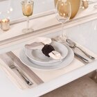 Jogo De Guardanapos 2 Peças Fio Tinto Classic Taupe