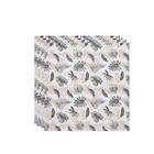 Jogo De Guardanapos Copa Cia Home 40x40cm 4 Peças Folhas