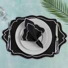 Jogo De Guardanapos Sousplat Americano 12 Peças Bordado Decor