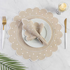 Jogo De Guardanapos Sousplat Americano 12 Peças Bordado Decor