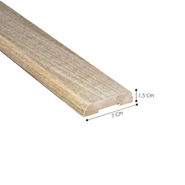 Jogo De Guarnição Para Porta Tauari Boleada Comercial 1,5x7 Cm