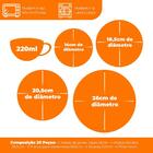 Jogo De Jantar 20 Peças Cerâmica Chá Brisa Oxford