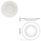 Jogo De Jantar 20 Peças Ingrid Porcelana Tramontina