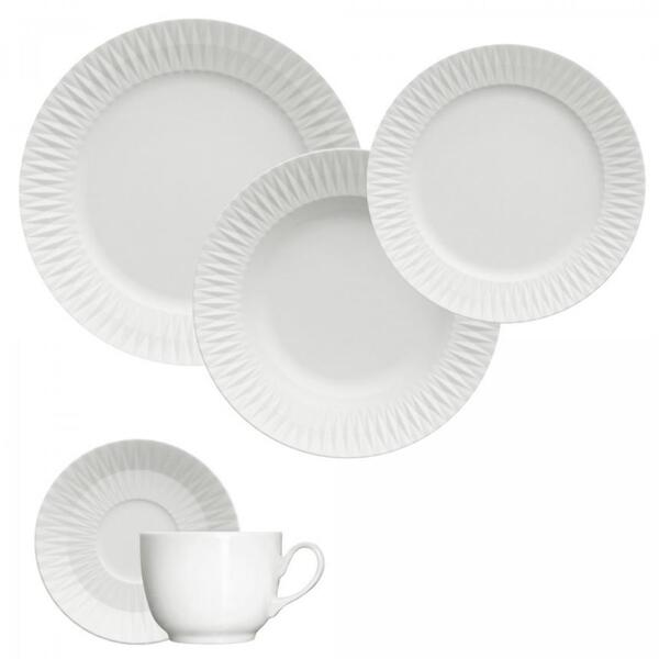 Jogo De Jantar 42 Peças Porcelana Diamante Germer