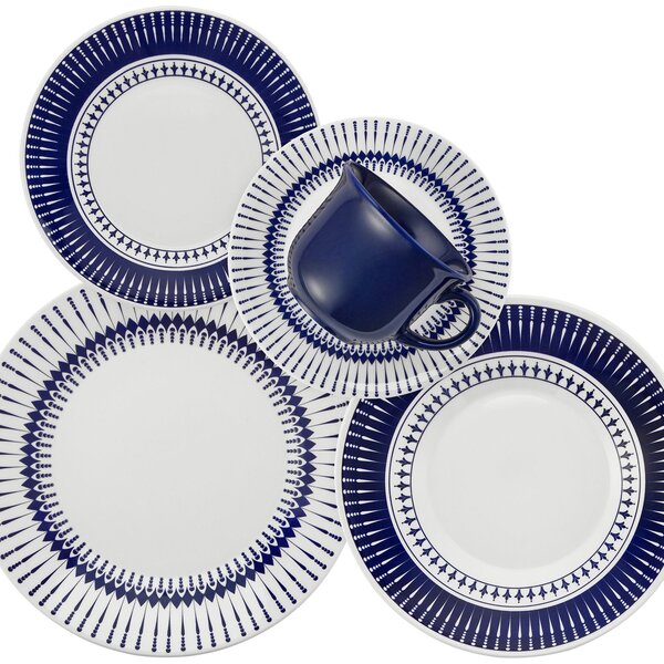 Jogo De Jantar Biona Colb 60 Peças Oxford® Cerâmica