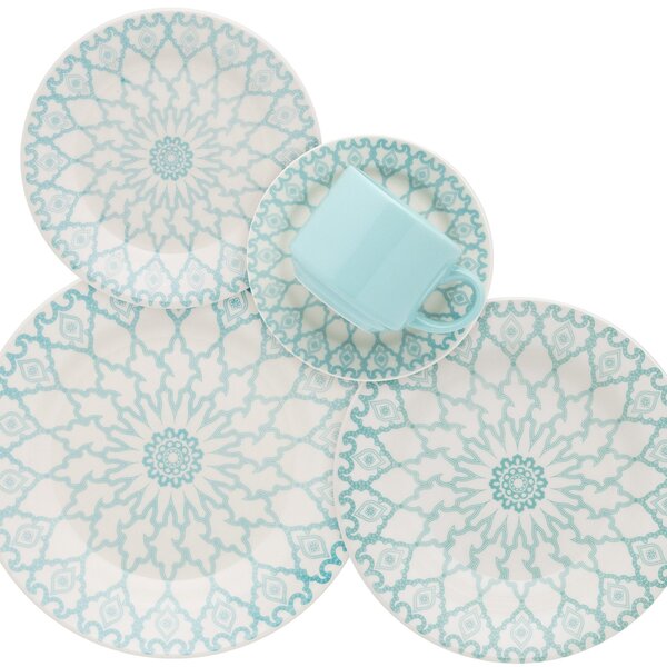 Jogo De Jantar Biona Mandala 30 Peças Oxford® Cerâmica