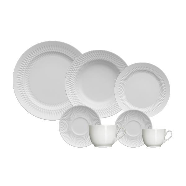 Jogo De Jantar Chá/café Em Porcelana Germer Oslo 42 Peças