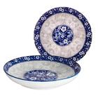 Jogo De Jantar De Porcelana Blue Garden 16 Peças - Lyor Jj005