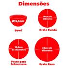 Jogo De Jantar De Porcelana Blue Garden 16 Peças - Lyor Jj005