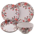 Jogo De Jantar De Porcelana Jardim Rosa 16 Peças - Lyor Jj004