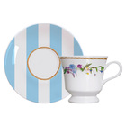 Jogo De Jantar E Chá Germer Capri Mon Floral Chic 30 Peças