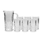 Jogo De Jarra E Copos Em Vidro Haus Boston 7 Peças Incolor