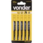 Jogo De Lâminas Para Serra Tico Tico 100 Mm 10 Dentes Com 05