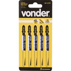 Jogo De Lâminas Para Serra Tico Tico 100 Mm 6 Dentes Com 5 Pe