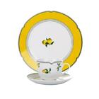 Jogo De Lanche Em Porcelana L'hermitage Citrus 18 Peças