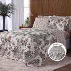 Jogo De Lençol 3 Peças Primavera Queen Micropercal Casa Dona