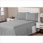 Jogo De Lençol 400 Fios Toque Suave E Macio Ponto Palito Cama