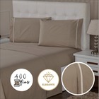 Jogo De Lençol 400 Fios Toque Suave E Macio Ponto Palito Cama