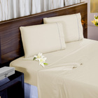 Jogo De Lençol 600 Fios Micro Percal Paquistanes Palha De 4pç