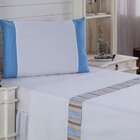 Jogo De Lençol  Charisma Hope Solteiro   Branco Percal 200 Fi