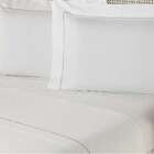 Jogo De Lençol  Premium Luxury  King  Bege Percal 233 Fios