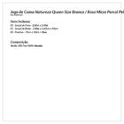 Jogo De Lençol Bordado Queen Size Branco / Rosa Micro Percal