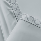 Jogo De Lençol Bordado Titanium Padrão 4 Peças Barato - Cinza