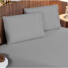 Jogo De Lençol Cama Casal 400 Fios  Ponto Palito 3 Peças Casal