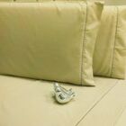 Jogo De Lençol Cama King 400 Fios Ponto Palito Bege 4 Peças C