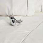 Jogo De Lençol Cama King 400 Fios Ponto Palito Branco 4 Peças