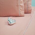 Jogo De Lençol Cama King 400 Fios Ponto Palito Salmão 4 Peças