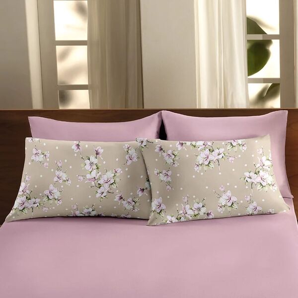 Jogo De Lençol Cama Queen Malha Comfort - 3 Peças Estampadas