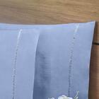 Jogo De Lençol Cama Viúva 140 Fios Azul