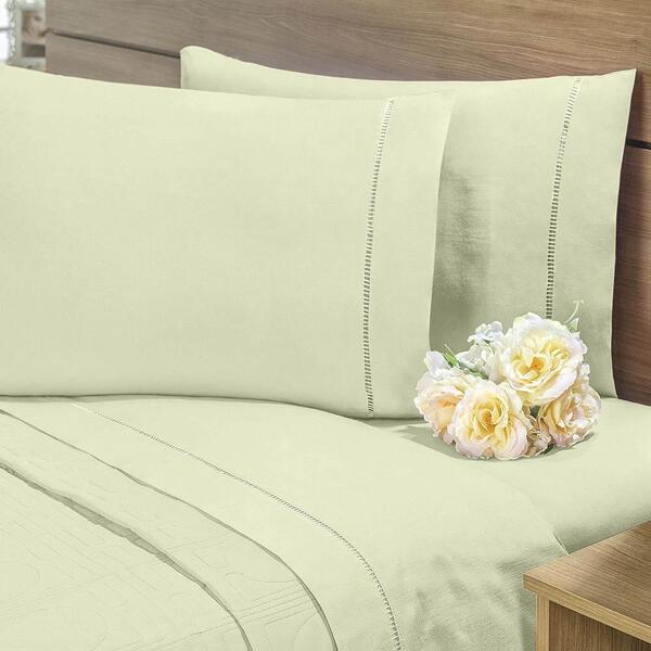 Jogo De Lençol Cama Viúva 140 Fios Verde