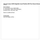 Jogo De Lençol Casal 100% Algodão Clássico 200 Fios Com Detal