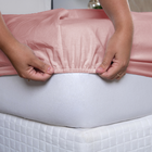 Jogo De Lençol Casal 140 Fios Dia A Dia Rosé Valle Enxovais 3