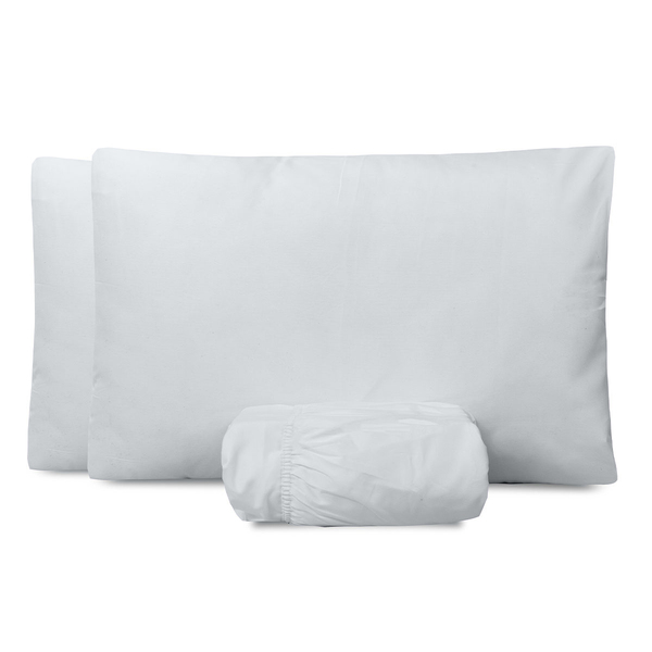 Jogo De Lençol Casal 3 Peças Liso Jazz 1,38m X 1,88m X 30cm