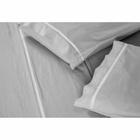 Jogo De Lençol Casal 400 Fios 4 Peças Prata Ponto Palito Casa