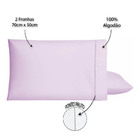 Jogo de Lençol Casal 400 Fios 4 Peças - Rosa