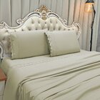 Jogo De Lençol Casal Bordado Ingles Lauren Micropercal 300 Fi