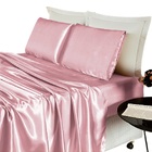 Jogo De Lençol Casal Cetim Shine 4pç 100% Poliéster - Rose